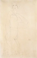 Nahá dívka, 1912