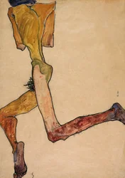 Ležící mužský akt, 1910