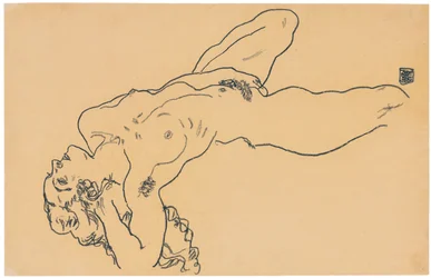 Ležící akt, 1918