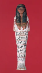 Figurka Shabti, Nová říše (lakované dřevo)
