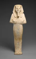 Shabti z Merneptahu, cca 1213–03 př. n. l. (vápenec)