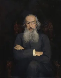 Portrét historika Konstantina Nikolajeviče Bestuževa-Ryumina 1829-1897, 1889