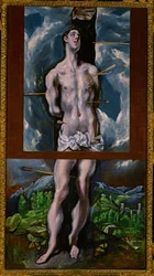 Svatý Šebestián 1608-13 (malba na plátně)