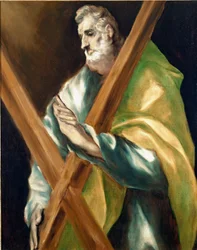Apotre Saint Andre. Obraz Domenikos Theotokopoulos dit El Greco (1540-1614)