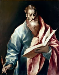 Apotre svatý Matěj. Obraz Domenikos Theotokopoulos dit El Greco (1540-1614)