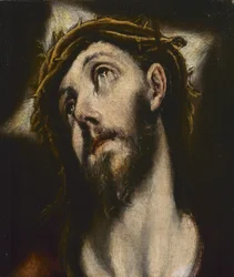 Kristus nesoucí kříž (olej na plátně)
