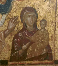 Apoštol Lukáš maluje Pannu Hodegetrii, kolem roku 1564 (vaječná tempera na desce) (detail 258169)