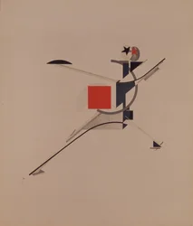 Nové. Figurka k opeře Vítězství nad sluncem od A. Kruchenycha, 1920-1921