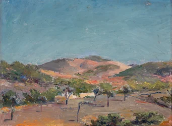 Hill with Trees, n.d.