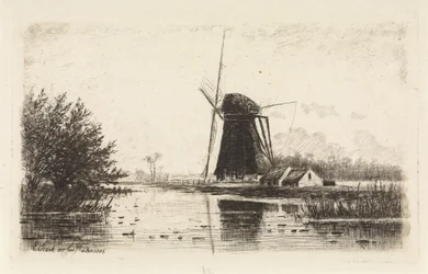 Větrný mlýn v Baambrugge