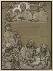 (Ilustrace k Rubáiyátu Omara Chajjáma) Frontispis