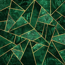 Smaragdově zlatá geometrie