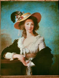 Yolande Polignac, vévodkyně, blízká přítelkyně Marie Antoinetty ...