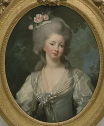 Ernestine Frederique, princezna z Croy - Portrét Ernestine-Frederique, princezny z Croy, Vigee-Lebrun, Marie Louise Elisabeth (1755-1842). Olej na plátně. Rozměr: 74 x 60 cm. Národní muzeum Stockholm