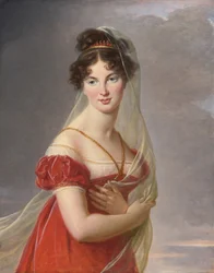 Portrét Aglae Angelique Gabrielle de Gramont 1787-1842, manželka generála Alexandra Lvoviče Davyho