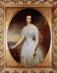 Alžběta (Sissi), rakouská císařovna v roce 1854 (obraz)