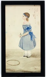 Elizabeth Sophia Hawkins-Whitshed, poté paní Arthur Cavendish Bentinck (smalt)