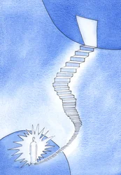 A Stairway to Heaven: Byl to Kristus, kdo mě přivítal na začátku dlouhého „šplhání“ do nebe a kdo mě povzbudil, abych žil vírou, 2002 (bez papíru)