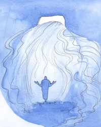 Duše může pozdravit Krista při svatém přijímání slovy: „Uvrhni své světlo dovnitř a vejdi (se svým vylitím milosti)“, 2001 (bez papíru)