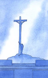 Při každé mši stojíme vedle Krista ukřižovaného pro naši spásu, 2002 (bez papíru)
