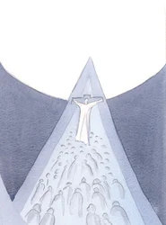 Kristus svým umučením, smrtí, vzkříšením a nanebevstoupením udělal cestu do nebe - způsob, který můžeme následovat., 2000 (bez papíru)