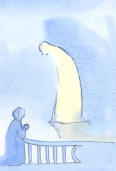 Kristus je něžný a laskavý, když se k němu obracíme, 2002 (bez papíru)