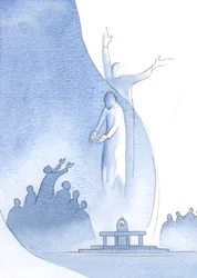 Kristus je skutečně jedno s námi, svým tělem a krví, a také jedno s Otcem (ke kterému nás přitahuje) kvůli svému božství., 2000 (bez papíru)