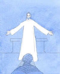Kristus ke mně mluvil o všech lidech v mém srdci, kteří potřebují pomoc, ao všech mých dalších starostech, 2004 (bez papíru)