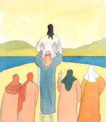 Každý kněz by pro nás měl být "druhým Kristem", přesto bychom se neměli divit, když s námi kněz jedná nespravedlivě, 2005 (akvarel na papíře)