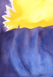 Milosti jsou vylévány z nebe, jako velká řeka síly a dobroty, na přímluvu Panny Marie u Boha, v náš prospěch, 2003 (bez papíru)