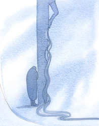 Nasměroval můj pohled na Jeho drahocennou krev, prolitou za naše hříchy, a na Jeho Svatý Kříž, jasně na dohled., 2001 (bez papíru)