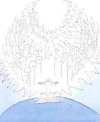 Je to, jako by nebe sestoupilo až do církevní svatyně, 2004 (bez papíru)