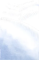 Je úžasné, že svobodná duše uctívá Boha jako andělé, a přesto to dělá ve víře, slepě, ještě Boha nevidí!, 2001 (bez papíru)