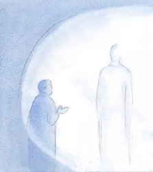 Jednoho dne, když jsem obnovil své předsevzetí, přišel do mé duše v tichém a vážném ujištění., 2001 (bez papíru)