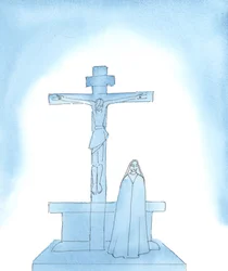 Panny Marie Bolestné: (akvarel na papíře), 2005.