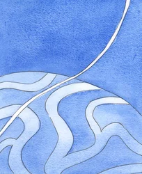 Pán mi ukázal vzdálené obzory a mnoho dalších cest, po kterých lidé cestují ve snaze dosáhnout Boha a nebe, 2003 (bez papíru)