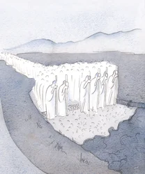 Tradice je pevná cesta; bylo vyrobeno přes drsnou půdu armádou věřících, sjednocených ve značení a stavbě., 2001 (bez papíru)