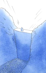 Zeď hříchu, která nás odděluje od Boha, převyšuje pouze Kristus, který stojí se svou matkou. On jediný nám může pomoci dosáhnout Glory of Heaven, 2002 (bez papíru)