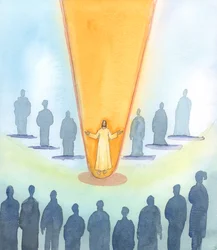 Není náboženství jako křesťanské náboženství, 2005 (akvarel na papíře)