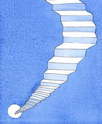 Existuje jen jedna Cesta přes temnou propast, která odděluje Zemi od Nebe, 2004 (bez papíru na papíře)
