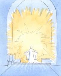 Když byl chléb posvěcen při mši, Kristus je v podstatě přítomen na našem oltáři, v celé své slávě, 2004 (bez papíru)