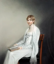 Caroline Darwin (olej na plátně)