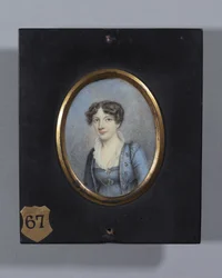 Paní Morganová (akvarel na slonovině)