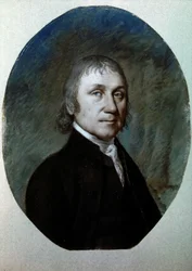 Portrét Josepha Priesleyho, asi 1797 (pastel na papíře)