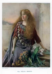 Hilda Moody , britská herečka, 1901.