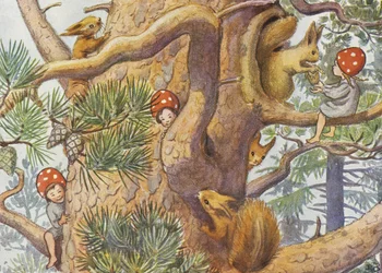 Elsa Beskow: Děti skřítků, 1937: Strom