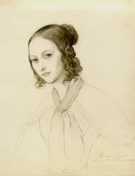 Portrét Clary Wieck-Schumannové 1819-1896, 1836.