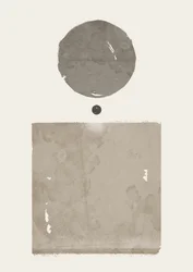 Minimalistické šedé tvary