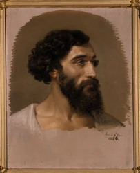 Hlava Římana, 1854