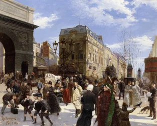 Grands Boulevards, Porte St. Martin, Paříž